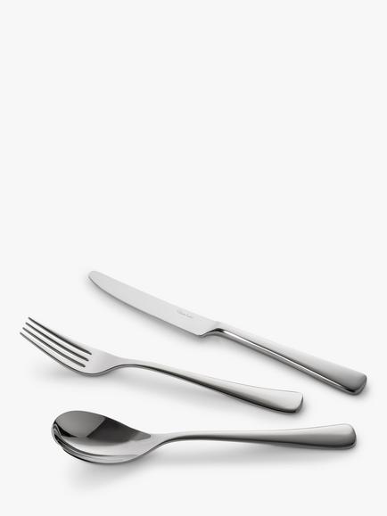 Robert Welch Malvern Bright Stainless Steel Cutlery Set, 24 Piece/6 Place Settings - view 2, Stainless Steel