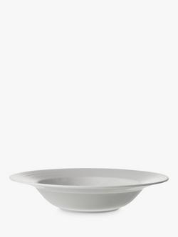 John Lewis Luna Fine China Serve Bowl, Natural, 27cm - view 2, Natural
