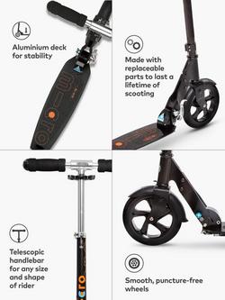 Micro Scooters Classic Adult Scooter, Black - view 2, Black