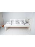 BabyDan Wooden Bed Guard Rail, FSC-Certified (Wood), White