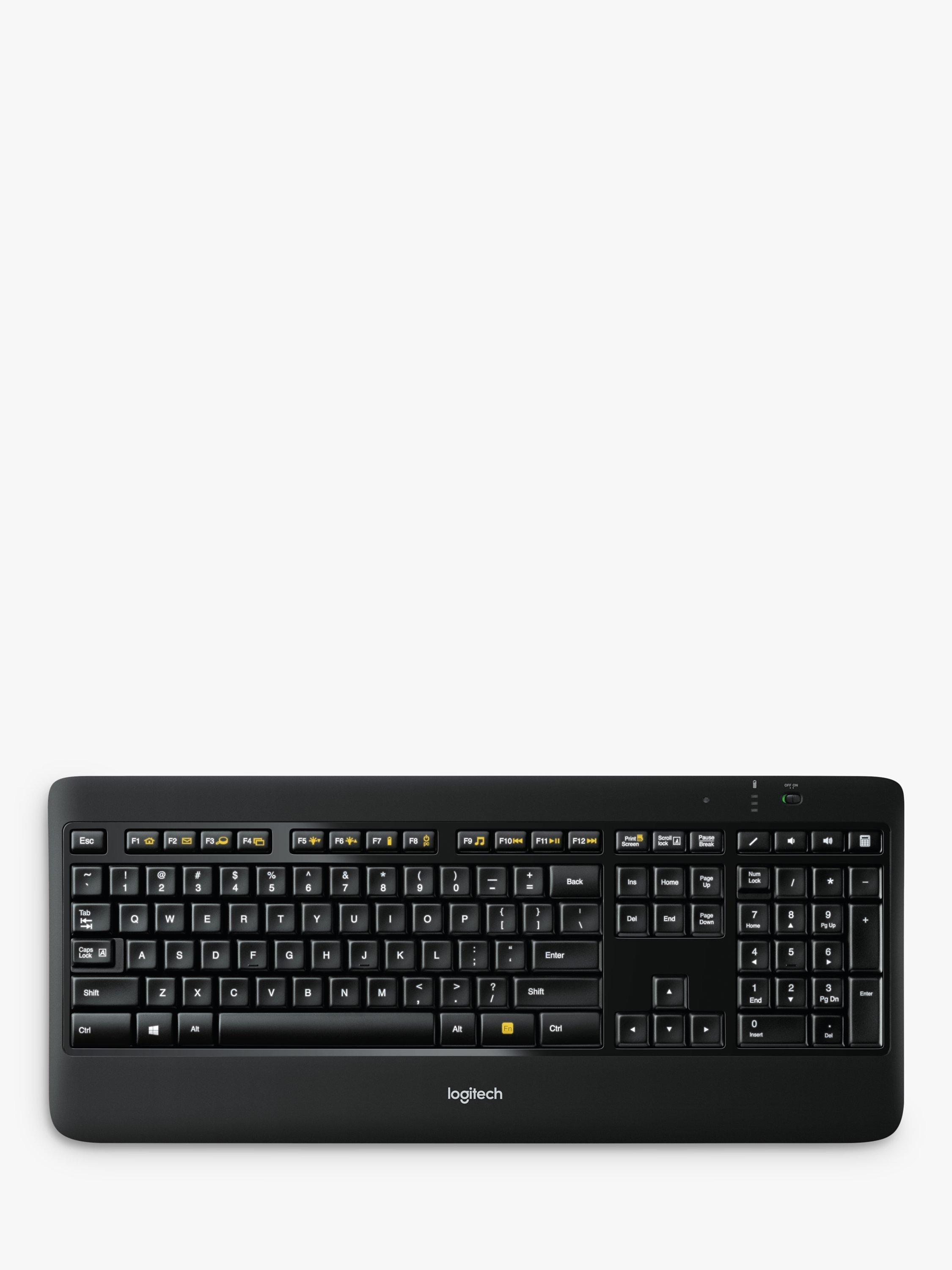 Logitech K800 Wireless Illuminated Keyboard
