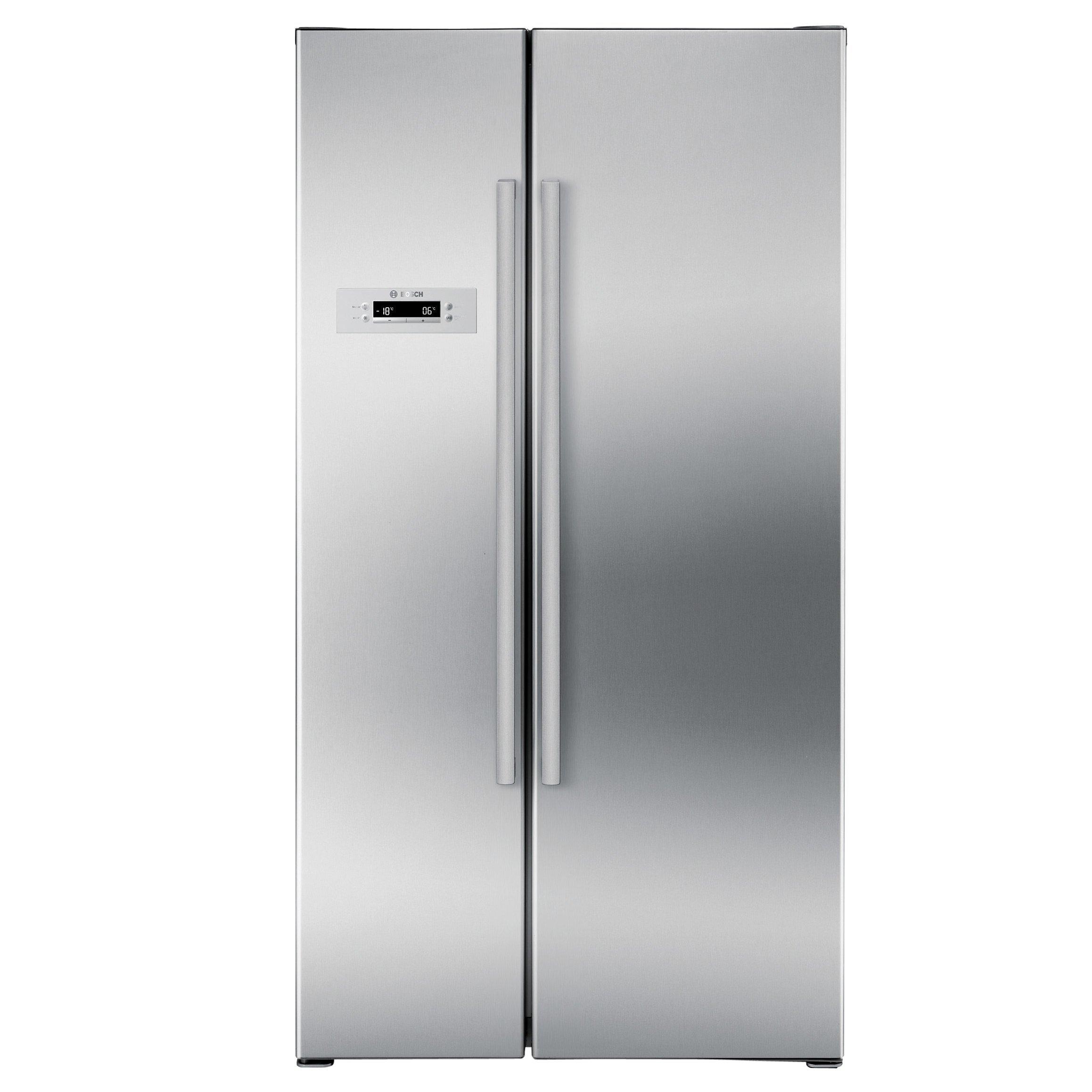 Bosch KAN62V41GB American Style Fridge Freezer, Stainless Steel
