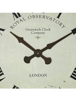 Lascelles Greenwich Wall Clock, Dia.70cm, Cream - view 2, Cream