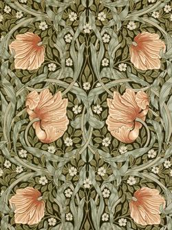 Morris & Co. Pimpernel Wallpaper, Bay Leaf / Manilla, 210388