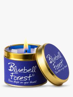 Lily-flame Bluebell Scented Tin Candle, 230g, Blue