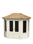 Crane Garden Buildings 1.8 x 2.5m Summerhouse, FSC-Certified (Scandinavian Redwood), Cream