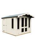 Crane Garden Buildings 3 x 2.5m Storage Chalet, Door on Left, FSC-certified (Scandinavian Redwood)