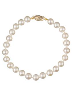E.W Adams Freshwater Pearl Bracelet, White