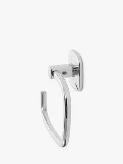 Robert Welch Burford Swing Toilet Roll Holder - view 2, Silver