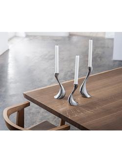 Georg Jensen Cobra Candlestick, Set of 3 - view 2, Silver