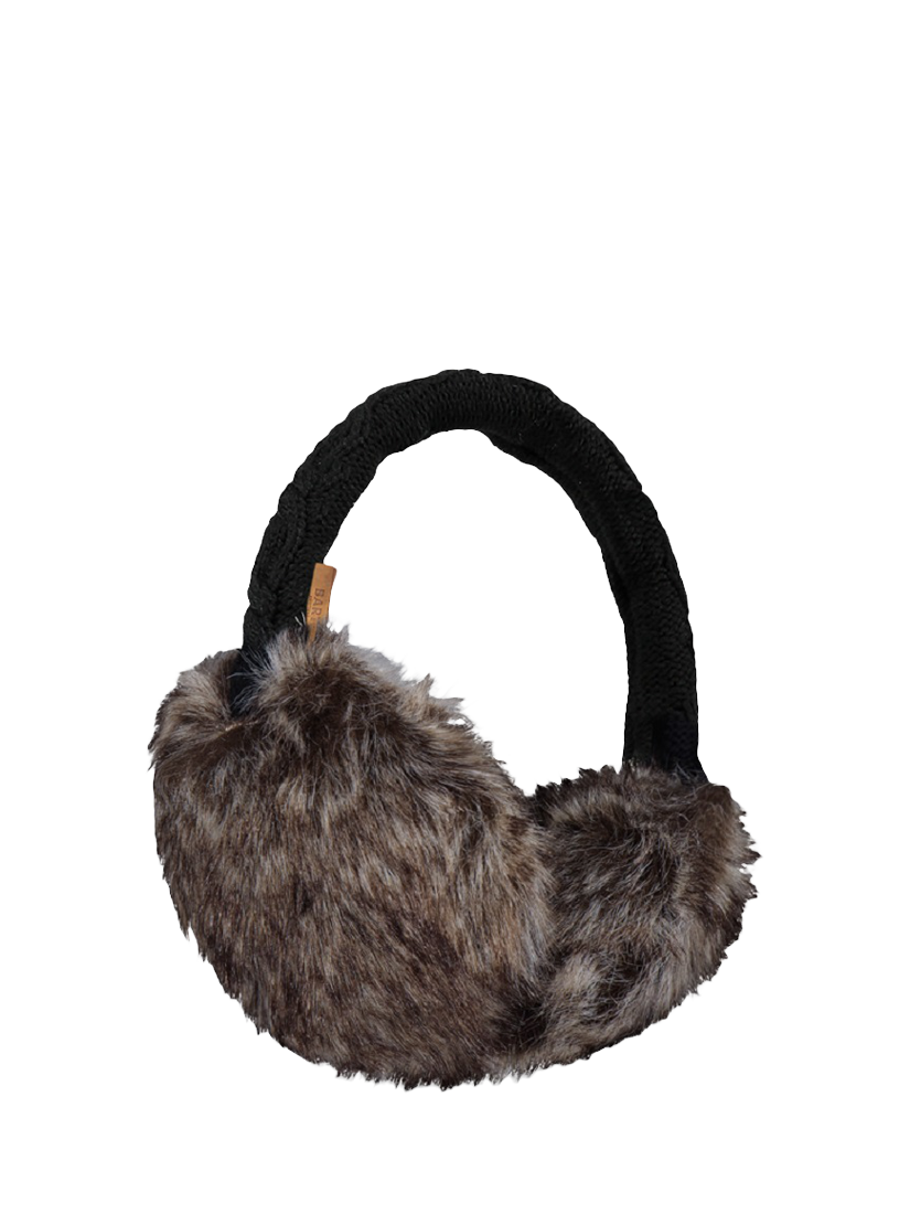 Product image 1 of 1, which shows Barts Faux Fur Earmuffs, One Size, Heather Brown