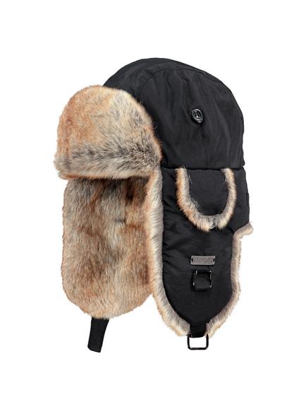 Barts Trapper Hat, One Size, Black, Black