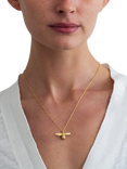 Alex Monroe Baby Bee Necklace, Gold