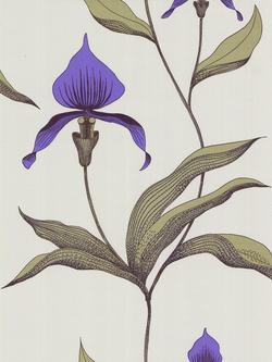 Cole & Son Orchid Wallpaper, Violet, 66/4024, 