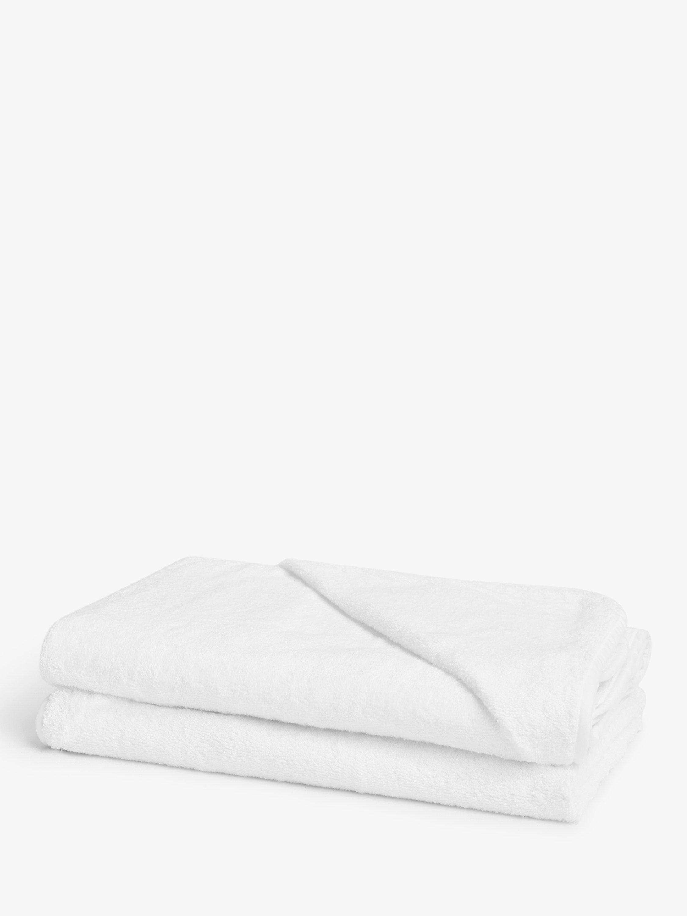 John lewis towels white sale