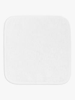 John Lewis ANYDAY Flannels, White Cotton, Pack of 5 - view 2, 