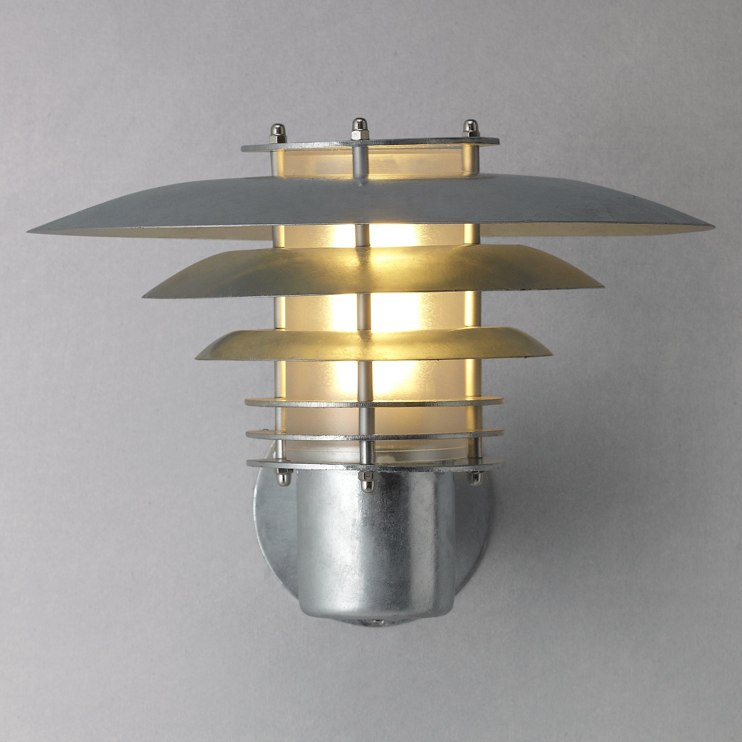 Nordlux Phoenix Mini Outdoor Wall light, Up, Gavanized Steel