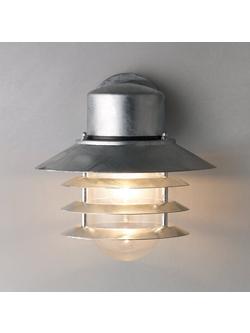 Nordlux Vejers Outdoor Wall Light, Galvanised Steel, Metallics