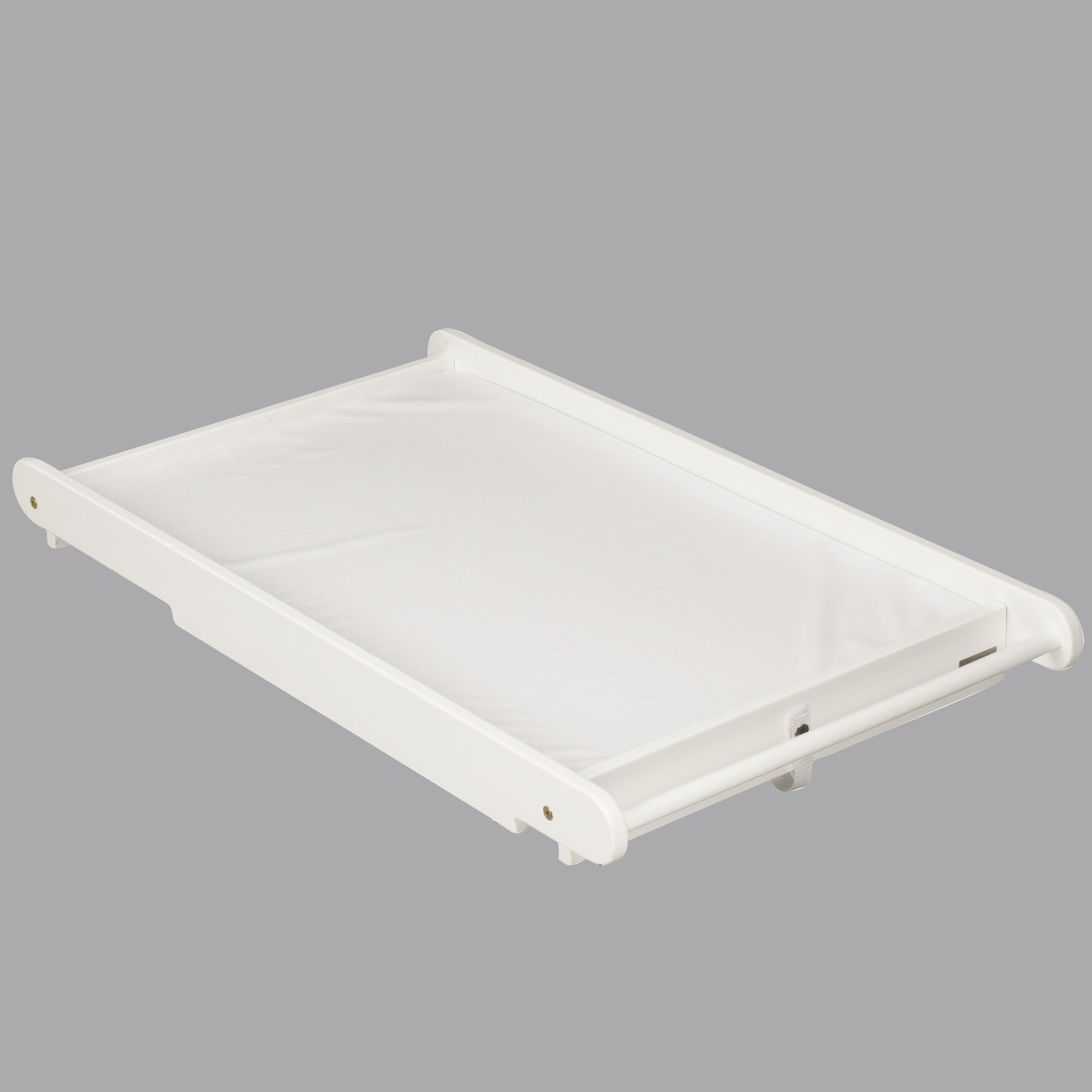 John Lewis Cot Top Changer and Changing Mat White