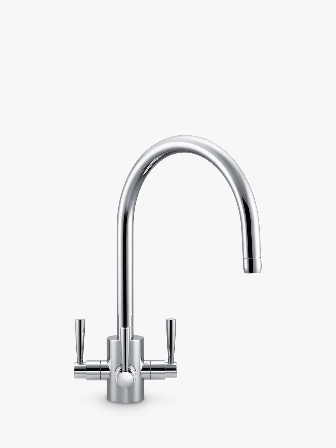 Franke Olympus 2 Lever Mixer Kitchen Tap, Chrome