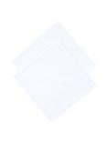 John Lewis Supersize Handkerchiefs, Pack of 2, White