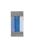 John Lewis Designer Handkerchiefs, Pack of 3, Blue