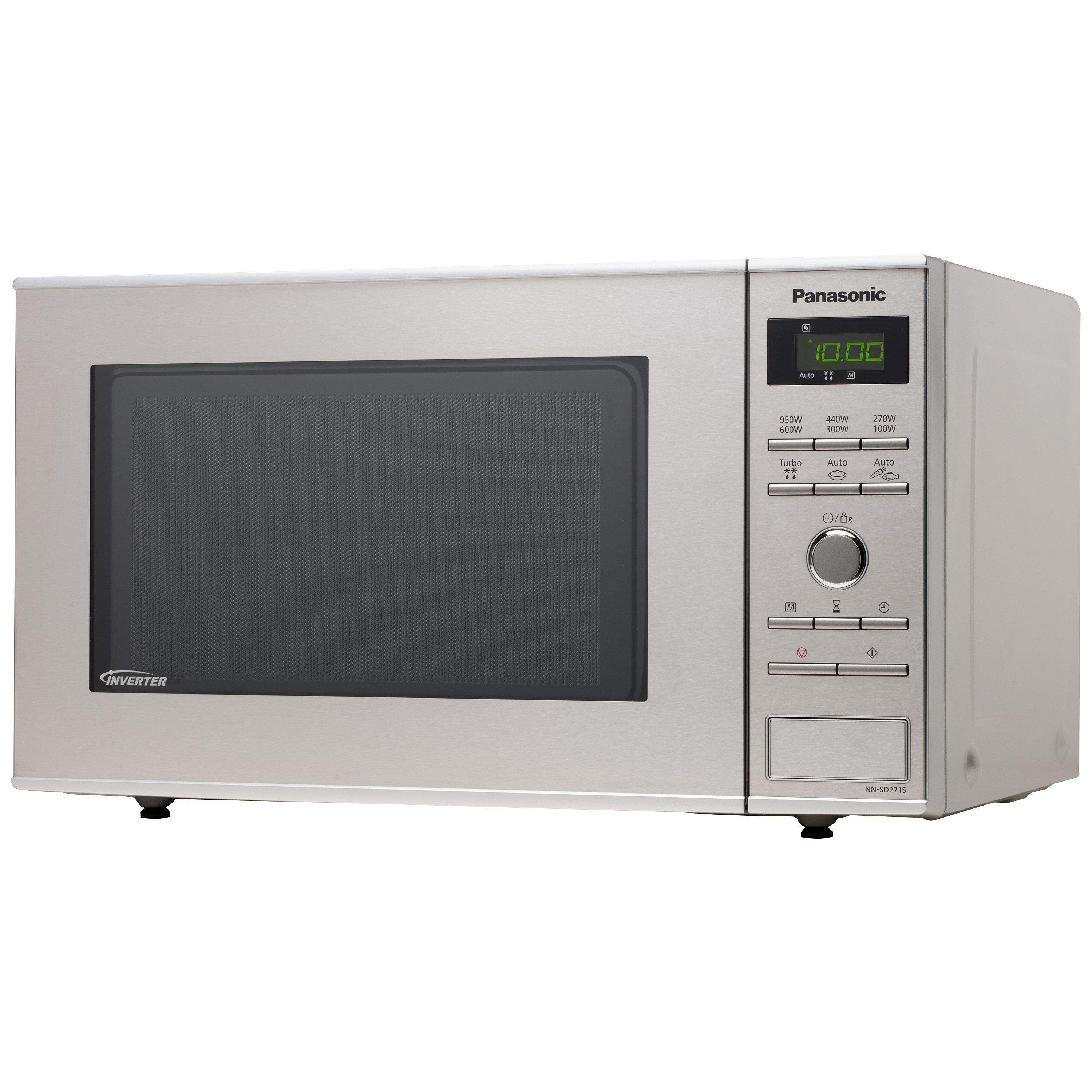 Panasonic NN-SD271S Microwave Oven, Stainless Steel