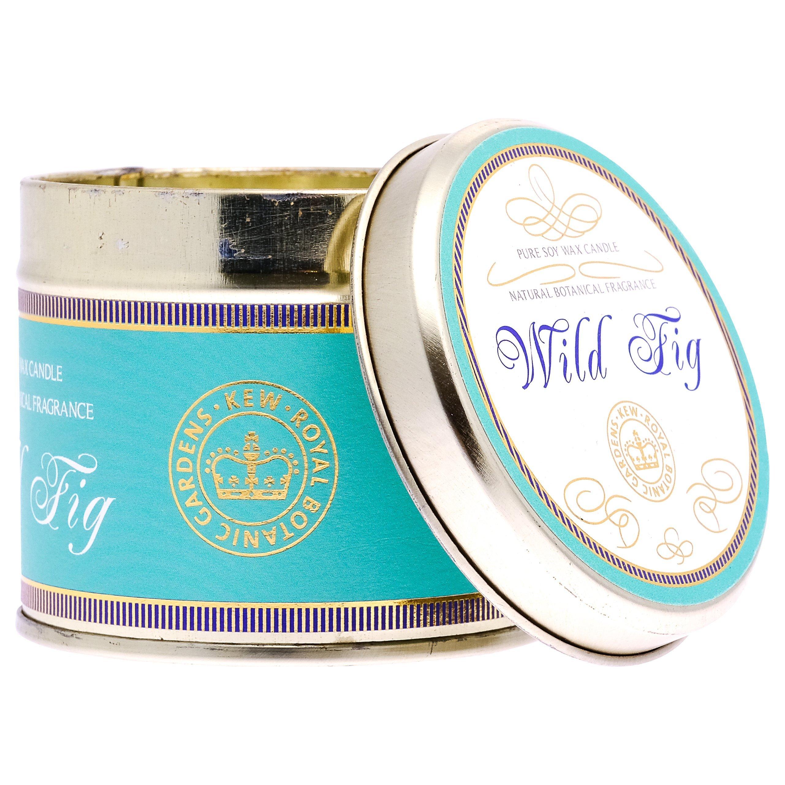 Kew Gardens Scented Candle Tin, Fig