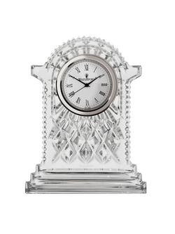 Waterford Crystal Lismore Cut Glass Carriage Clock, Large, 