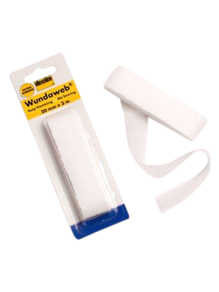 Vilene Extra Strong Wundaweb Easy Hemming Tape, White