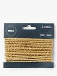 John Lewis Cord, Gold, 5m