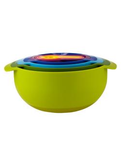 Joseph Joseph Nest Plus 9 Mixing Bowls and Measuring Cups Set, Multi, Multi