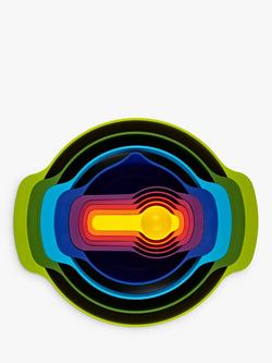 Joseph Joseph Nest Plus 9 Mixing Bowls and Measuring Cups Set, Multi - view 2, Multi