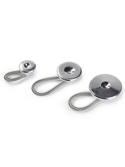 Prym Flexi Buttons, Pack of 3, Various Sizes, Silver - view 2, Silver