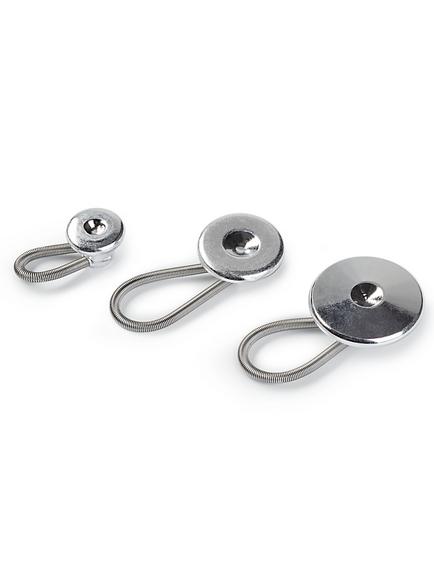 Prym Flexi Buttons, Pack of 3, Various Sizes, Silver - view 2, Silver