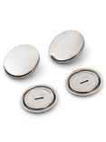 Prym Metal Cover Buttons, 29mm, Pack of 3