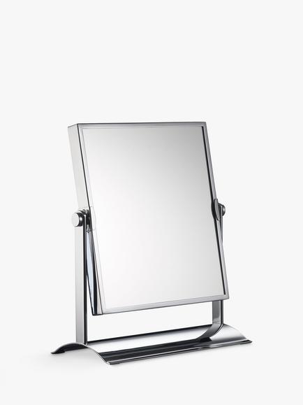 John Lewis Lux Double-Sided Magnifying Pivot Mirror, Chrome