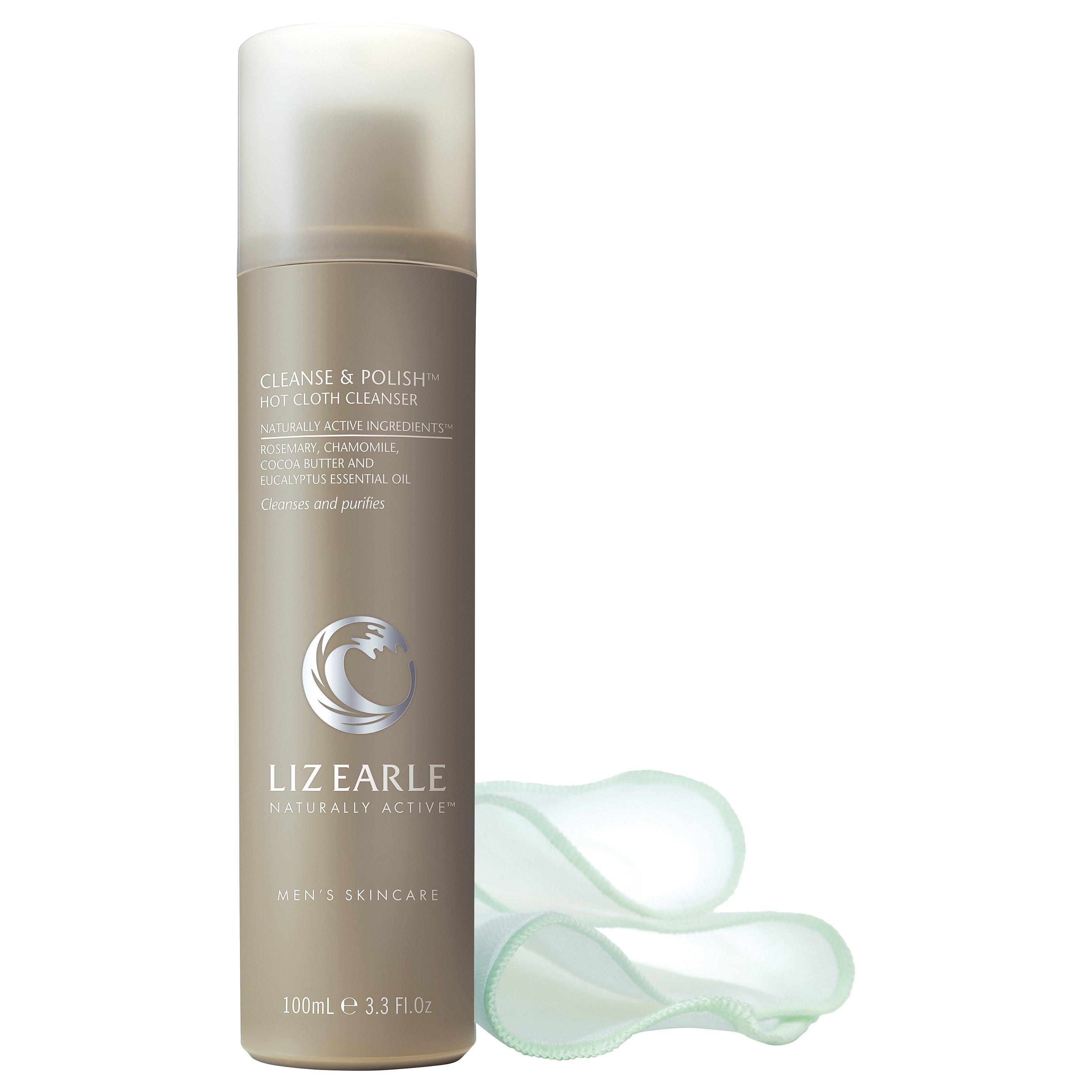 Liz Earle for Men Cleanse & Polish™ Hot Cloth Cleanser, 100ml with 2 Muslin Cloths