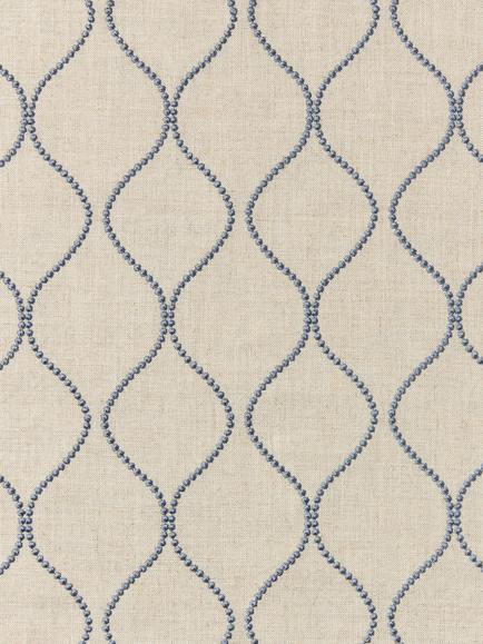 John Lewis Ellewood Knot Furnishing Fabric, Denim