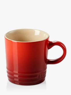 Le Creuset Stoneware Espresso Mug, 100ml - view 2, Cerise