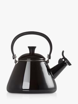 Le Creuset Kone Stovetop Kettle, 1.6L - view 2, Satin Black