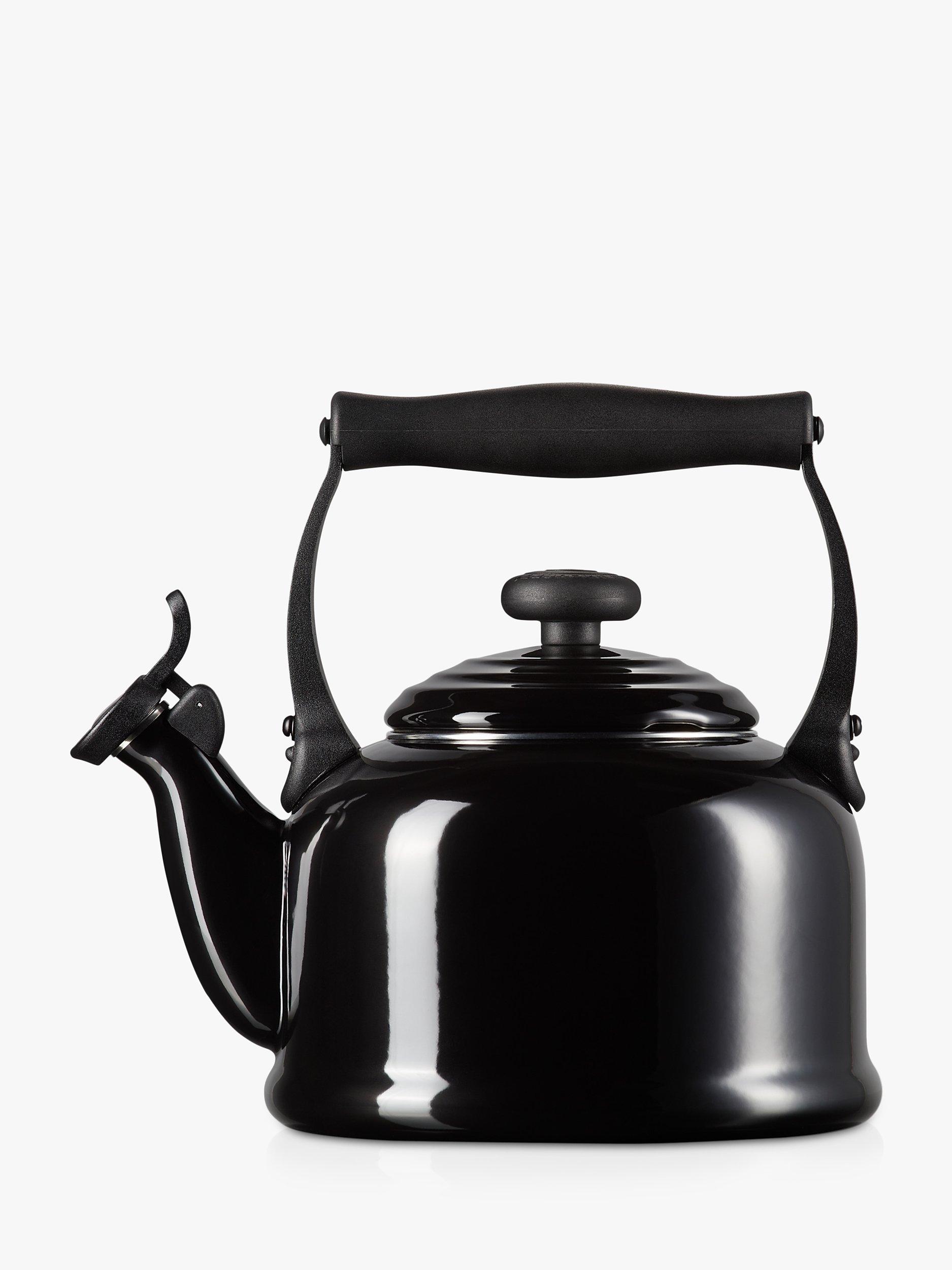 Le Creuset Traditional Stovetop Whistling Kettle 2.1L Satin Black