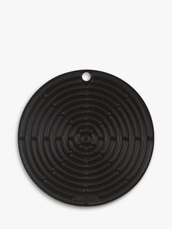 Le Creuset Cool Tool Silicone Trivet - view 2, Satin Black