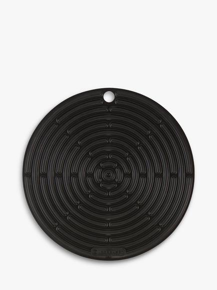 Le Creuset Cool Tool Silicone Trivet - view 2, Satin Black