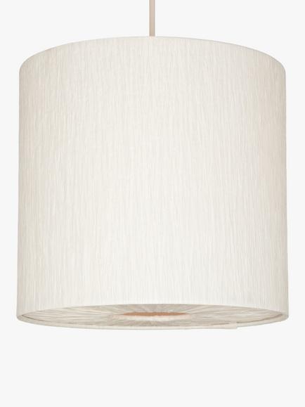 John Lewis Small Libby Easy-to-Fit Ceiling Shade, Cream - view 2, Neutrals