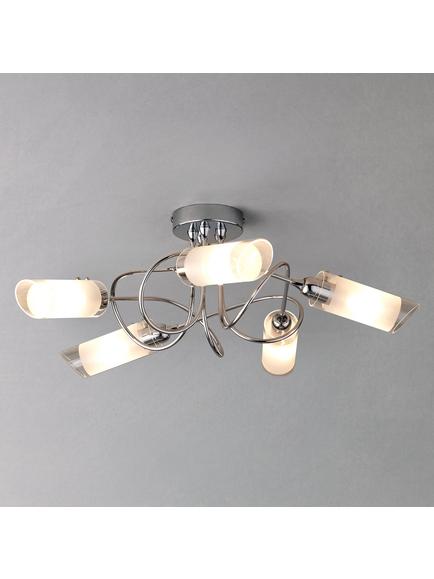 John Lewis Limbo Semi Flush 5 Arm Ceiling Light, Chrome