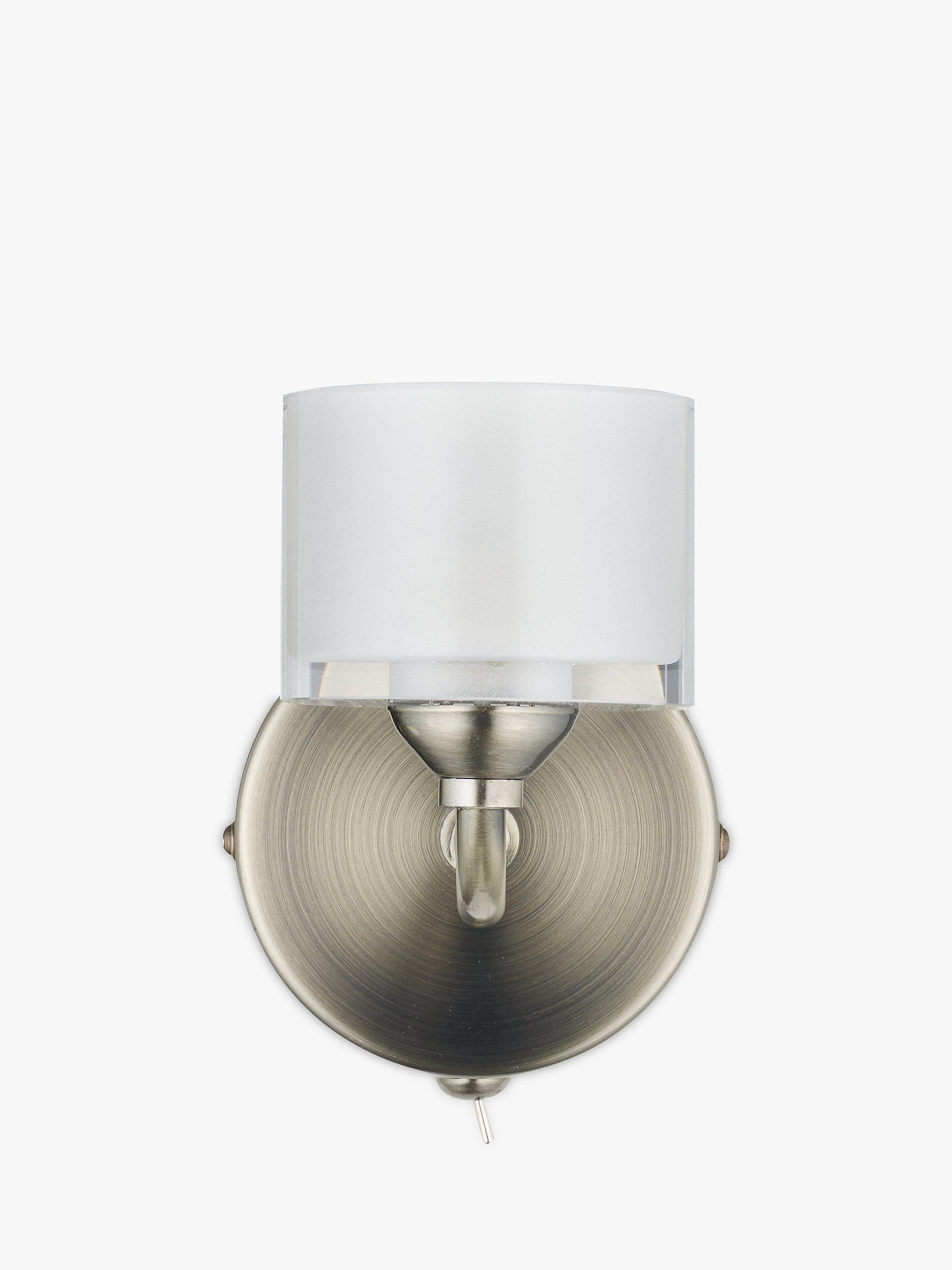 John Lewis & Partners Paige Single Wall Light, Antique Brass