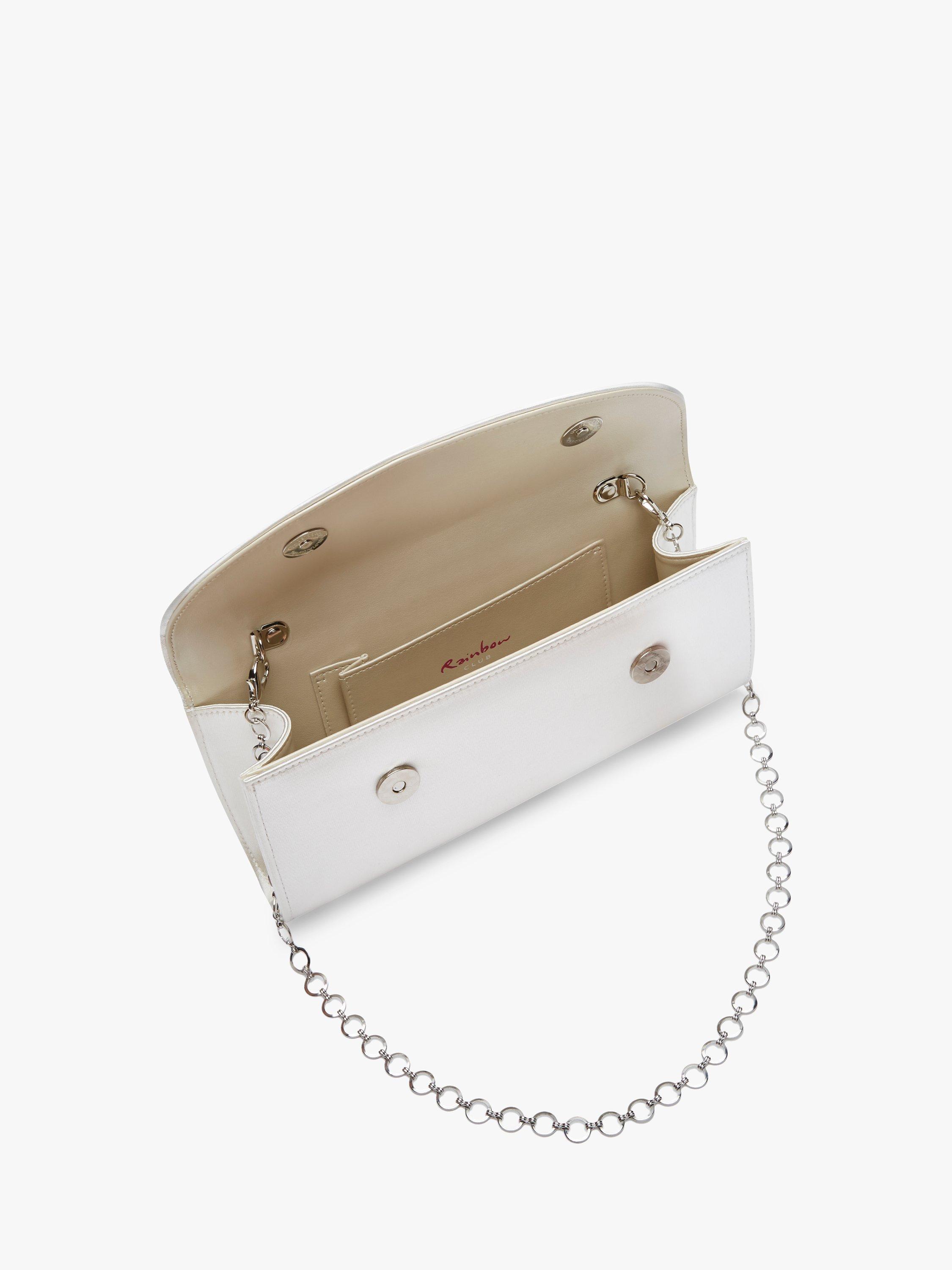 Product image 4 of 5, which shows Rainbow Club Celina Clutch Bag, Ivory