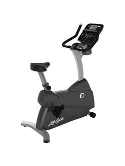 Life Fitness Lifecycle C3 Upright Exercise Bike with Track Connect Console, 