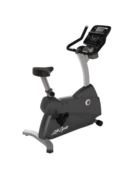 Life Fitness Lifecycle C3 Upright Exercise Bike with Track Connect Console, 